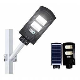 Foco Solar Luz Led Exterior 80w Con Sensor De Movimiento Y Control