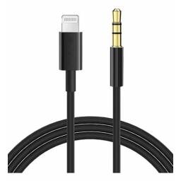 Cable Auxiliar Adaptador Para iPhone 1m Estreo