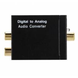 Conversor De Rca A Audio Digital Con Coaxial O Fibra Optica