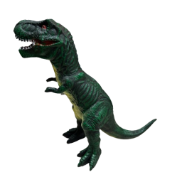 Dinosaurio T Rex Grande De Goma Con Sonido Real 46cm Largo X 33cm Altura