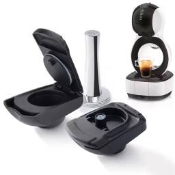 Set Cpsulas De Caf Adaptadores Recargables Para Dolce Gusto y Nespresso