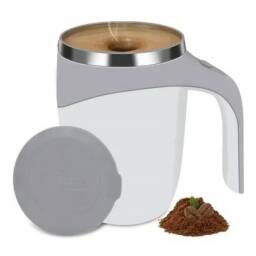 Taza Mezcladora Con Revolvedor Automtico Caf Leche Usb 