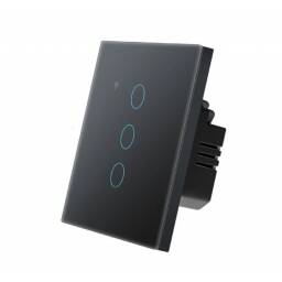 Interruptor Llave De Luz Wifi Smart Touch 3 Canales A128