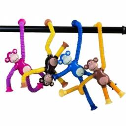 Monos Estirables Tubos Pop Con Ventosa Juego Sensorial Nios x1