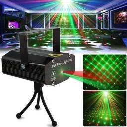 Luz Disco Proyector Lser Led Audiortmico Multipunto Discoteca Para Fiesta